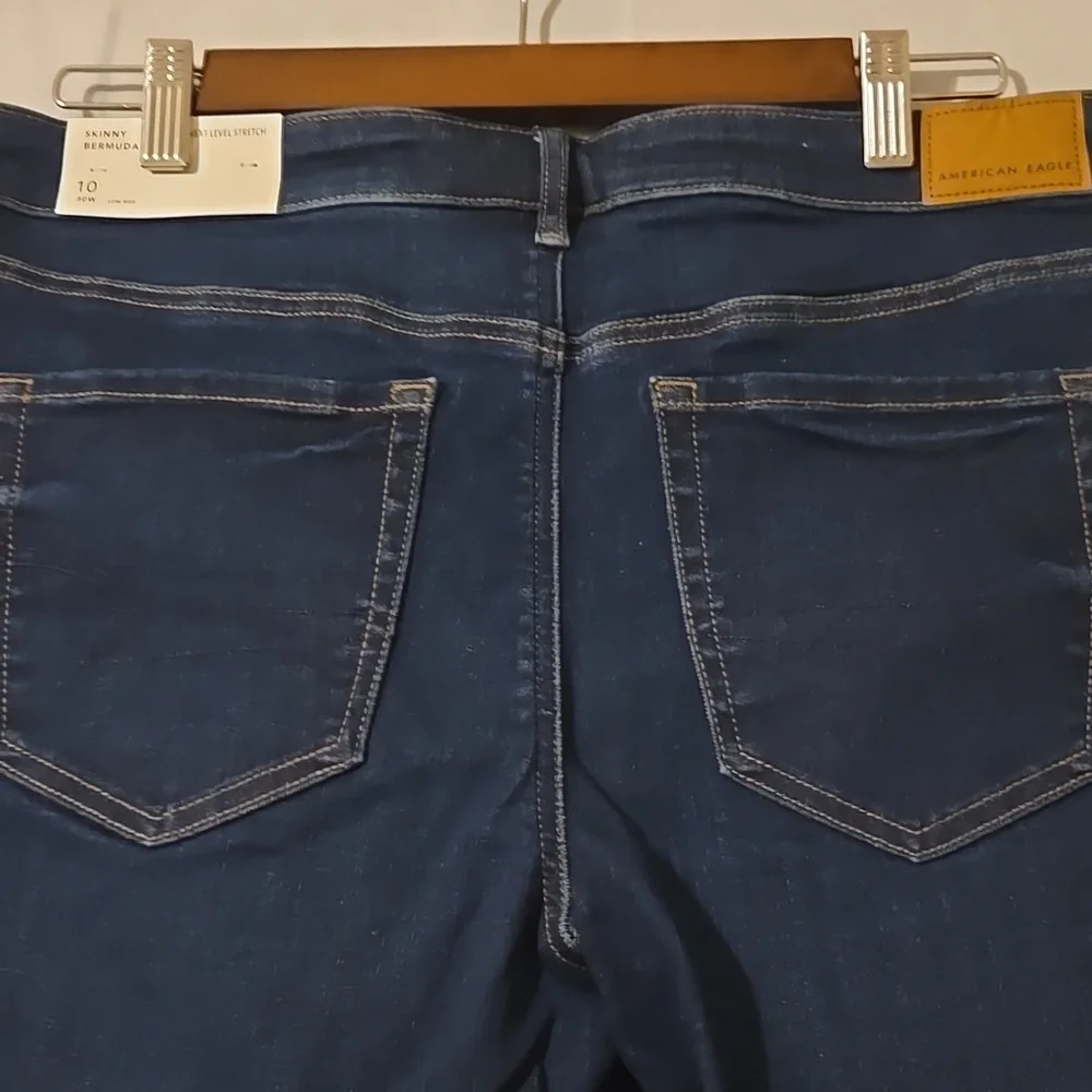 Womens American Eagle Skinny Bermuda Shorts Size 10 NWT - Picture 4 of 9